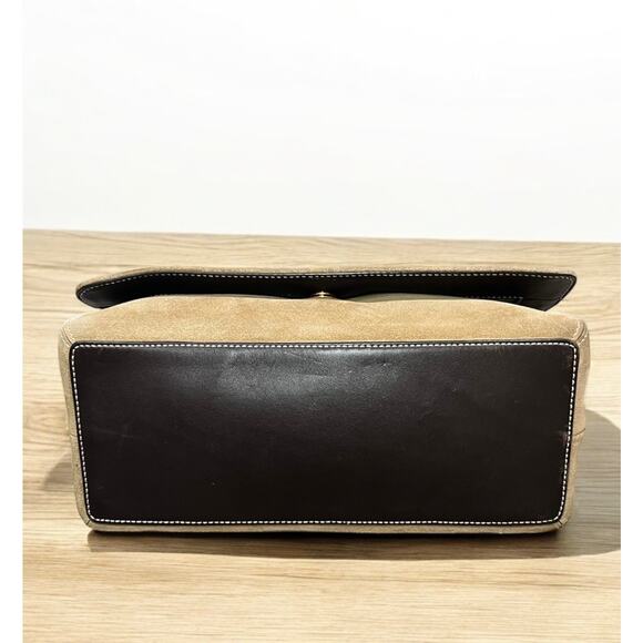 Vintage Coach 9578 Suede Crossbody Flap Bag - Picture 4 of 12